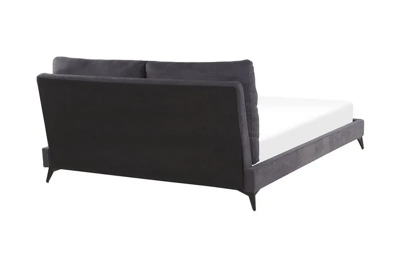 Emelle Boksseng 180x200cm - Velour/Mørkegrå - Møbler - Senge - Sengeramme & sengestel