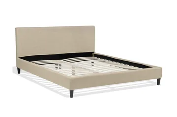 Fitou dobbeltseng 160 | 200 cm - Beige - Møbler - Senge - Sengeramme & sengestel