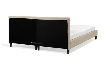 Fitou dobbeltseng 180 | 200 cm - Beige - Møbler - Senge - Sengeramme & sengestel