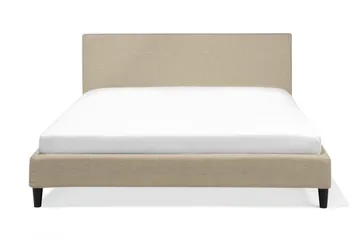 Fitou dobbeltseng 180 | 200 cm - Beige - Møbler - Senge - Sengeramme & sengestel