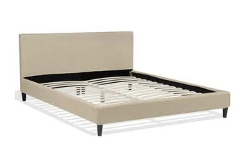 Fitou dobbeltseng 180 | 200 cm - Beige - Møbler - Senge - Sengeramme & sengestel