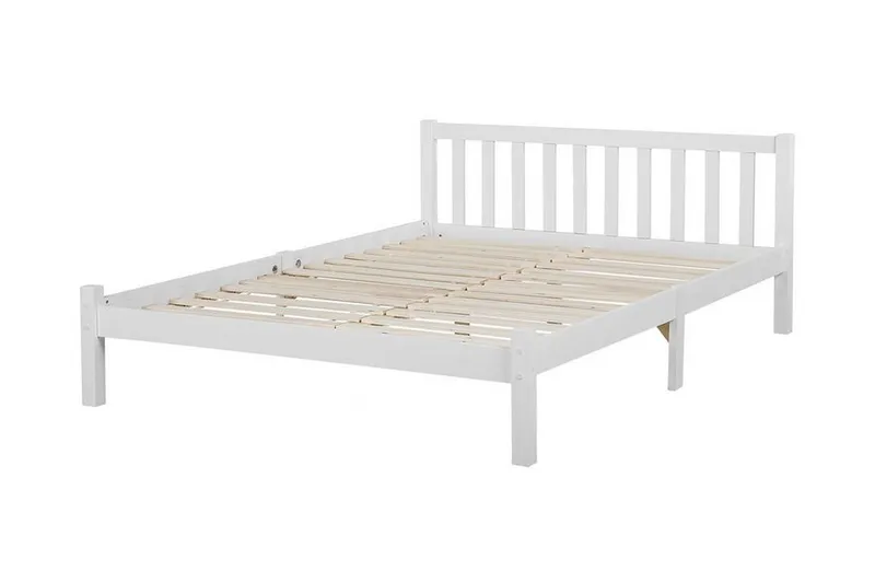 Florac Sengeramme 140x200 cm - Hvid - Møbler - Senge - Boxmadras & boxseng
