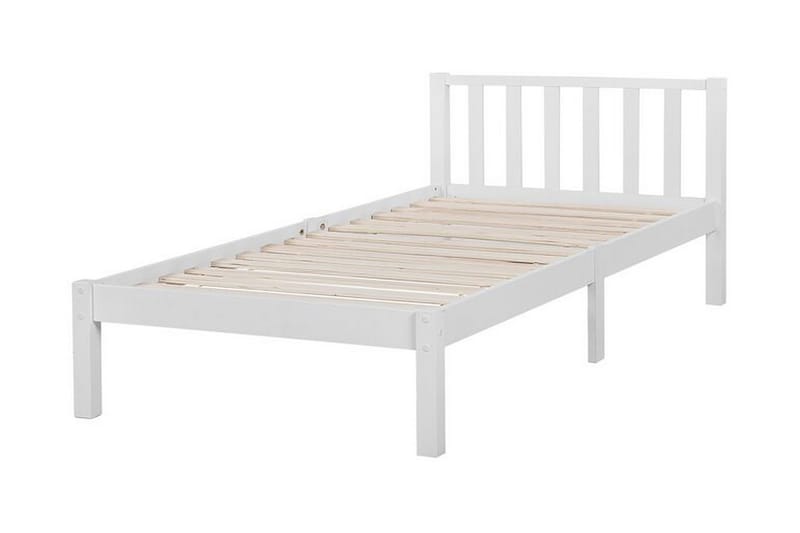 Florac Sengeramme 90x200 cm - Hvid - Møbler - Senge - Sengeramme & sengestel