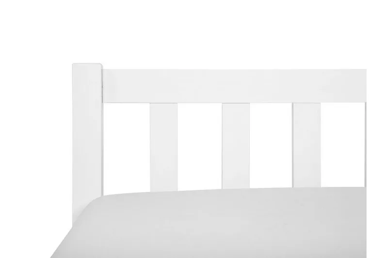 Florac Sengeramme 90x200 cm - Hvid - Møbler - Senge - Boxmadras & boxseng
