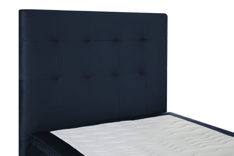Glad Pluss sengepakke Boksseng 90x200 - Marineblå - Komplet sengepakke - Boxmadras & boxseng