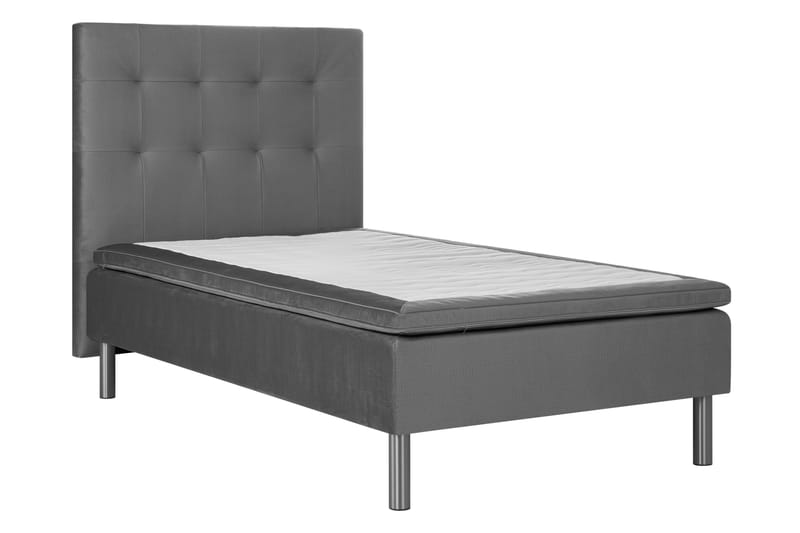 Glad Pluss sengepakke Boksseng 90x200 - Beige - Møbler - Senge - Boxmadras & boxseng