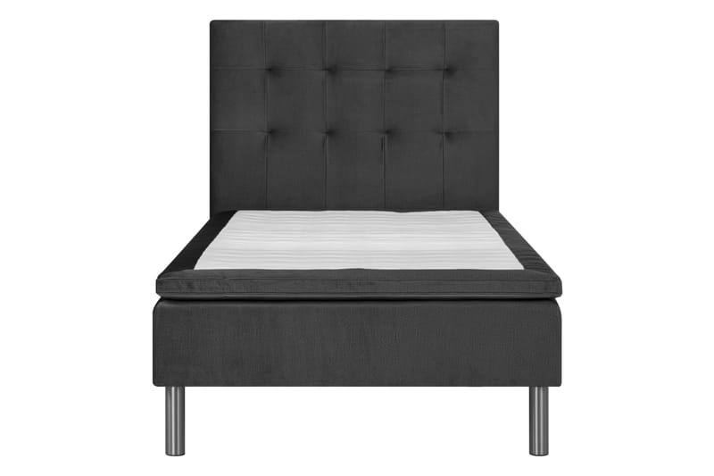 Glad Pluss sengepakke Boksseng 120x200 - Mørkegrå - Møbler - Senge - Komplet sengepakke