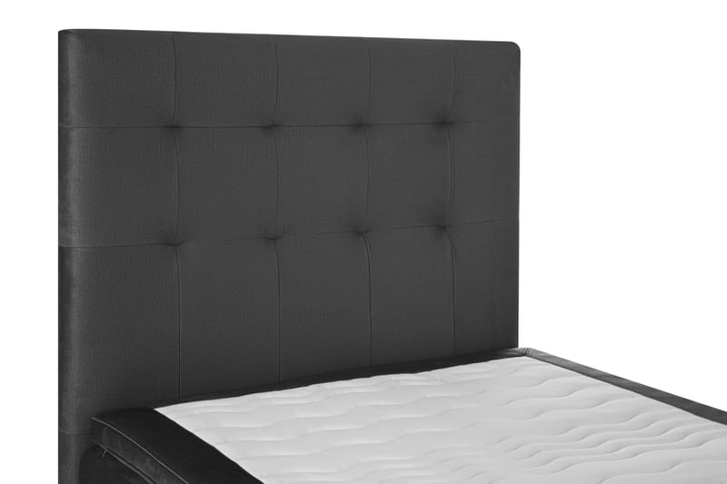 Glad Pluss sengepakke Boksseng 90x200 - Mørkegrå - Komplet sengepakke - Boxmadras & boxseng