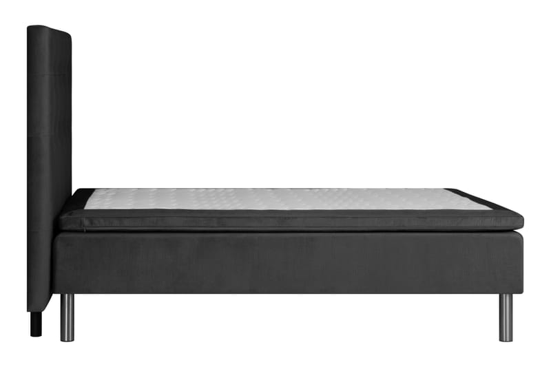 Glad Pluss sengepakke Boksseng 90x200 - Mørkegrå - Møbler - Senge - Komplet sengepakke