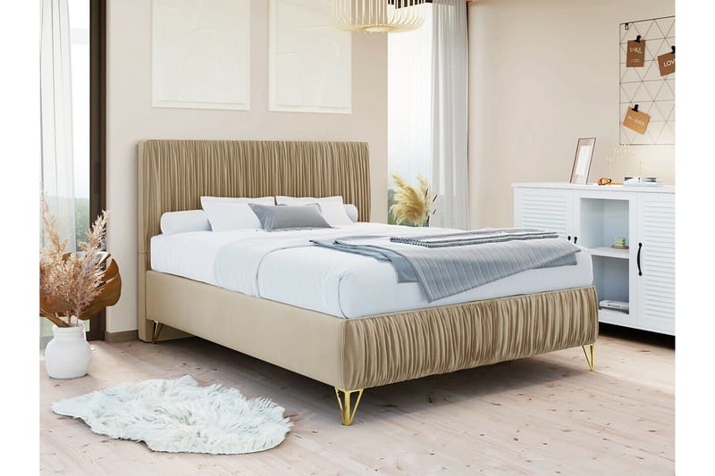 Gortin Rammeseng 140x200 cm - Møbler - Senge - Komplet sengepakke