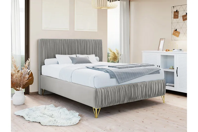 Gortin Rammeseng 140x200 cm - Møbler - Senge - Komplet sengepakke