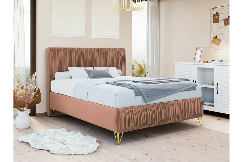 Gortin Rammeseng 140x200 cm - Møbler - Senge - Boxmadras & boxseng