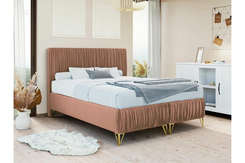 Gortin Rammeseng 160x200 cm - Møbler - Senge - Komplet sengepakke