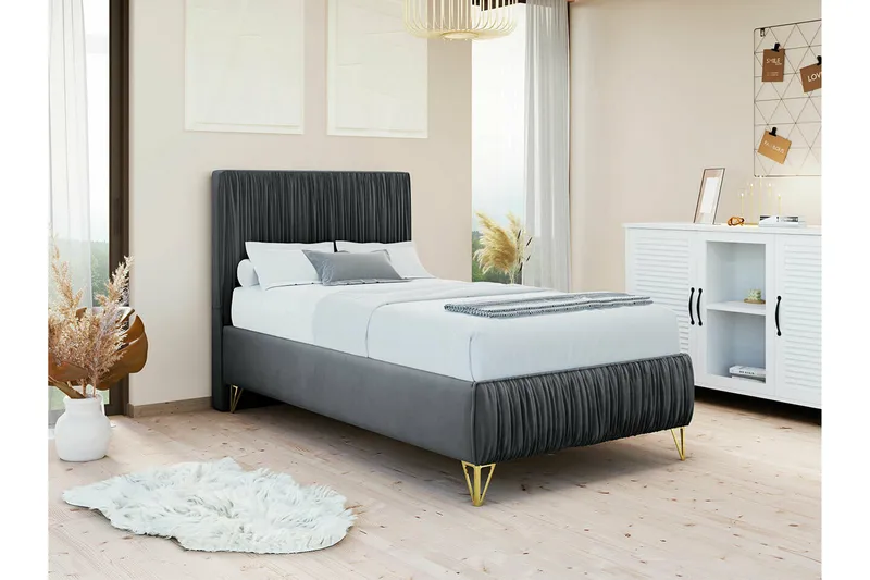 Gortin Rammeseng 90x200 cm - Møbler - Senge - Boxmadras & boxseng