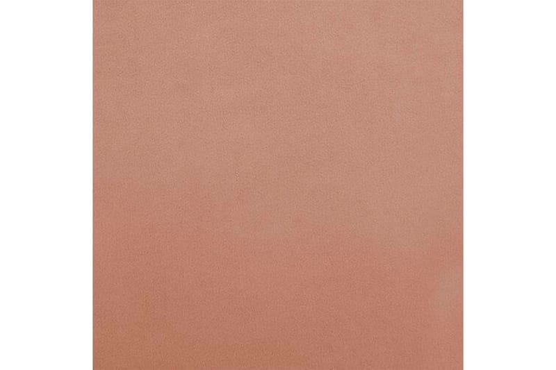 Gortin Sengeramme 80x200 cm i Stof med Sengegavl - Rosa - Møbler - Senge - Sengeramme & sengestel