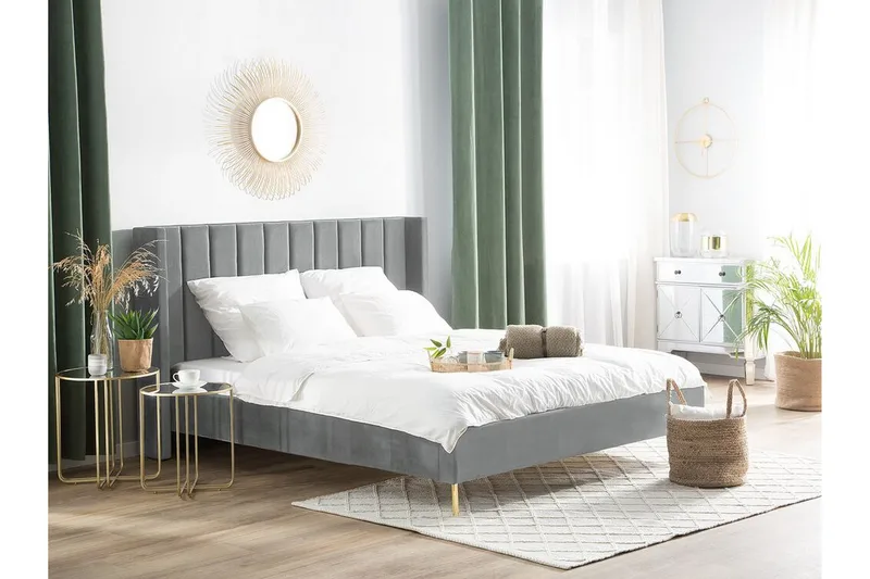 Krukö Sengeramme 180x200 cm - Grå - Møbler - Senge - Boxmadras & boxseng