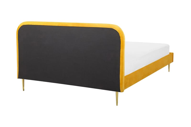 Larochelle Dobbeltseng 180x200 cm - Gul - Møbler - Senge - Boxmadras & boxseng