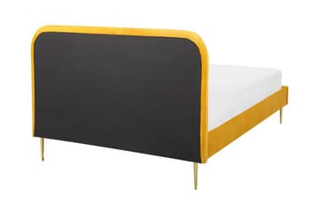 Larochelle Sengeramme 140x200 cm - Gul - Møbler - Senge - Sengeramme & sengestel
