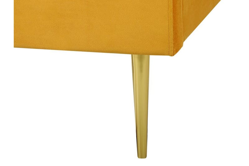 Larochelle Sengeramme 160x200 cm - Gul - Møbler - Senge - Boxmadras & boxseng