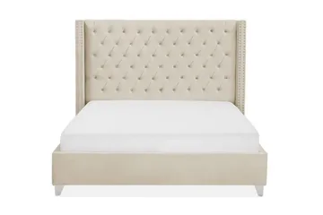 Lubbon Dobbelt seng 180 | 200 cm - Beige - Møbler - Senge - Sengeramme & sengestel