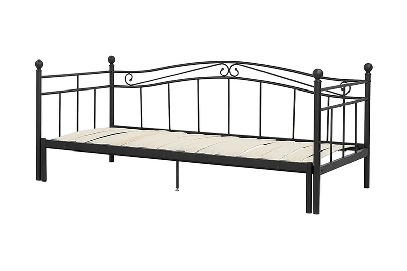 Lutebo Seng 160x200 cm - Sort - Møbler - Senge - Boxmadras & boxseng