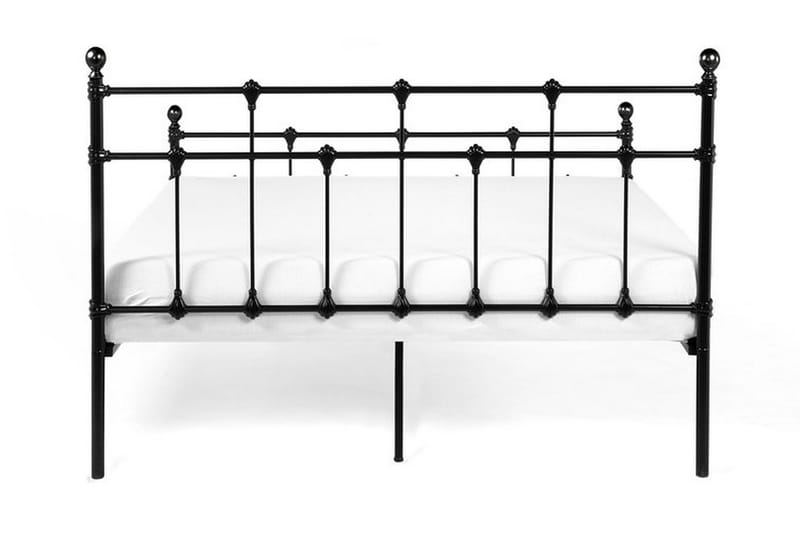 Lyn | Dobbelt seng 160 | 200 cm - Sort - Møbler - Senge - Boxmadras & boxseng