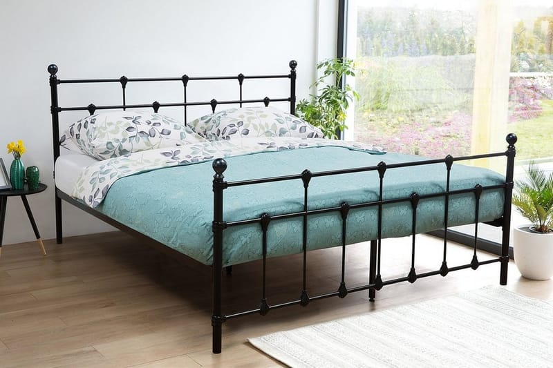 Lyn | Dobbelt seng 160 | 200 cm, Sort