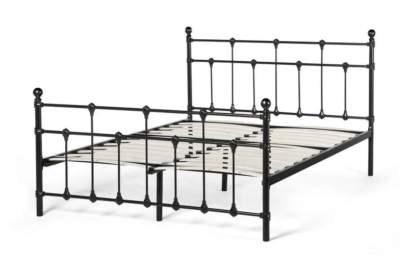 Lyn | Dobbelt seng 160 | 200 cm - Sort - Møbler - Senge - Boxmadras & boxseng