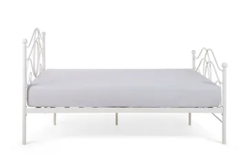 Lyra Dobbeltseng 160 | 200 cm - Hvid - Møbler - Senge - Sengeramme & sengestel