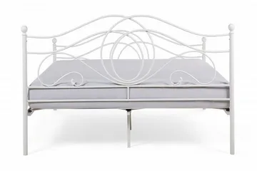 Lyra Dobbeltseng 160 | 200 cm - Hvid - Møbler - Senge - Sengeramme & sengestel