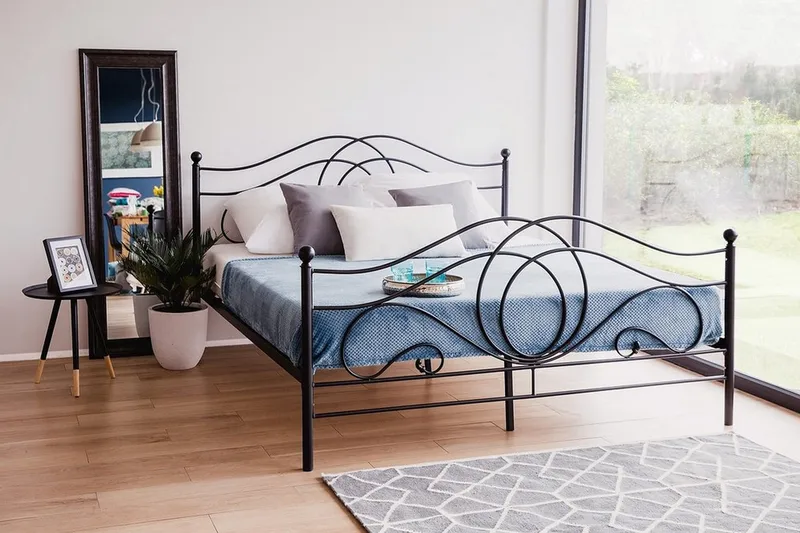 Lyra Dobbeltseng 160 | 200 cm, Sort