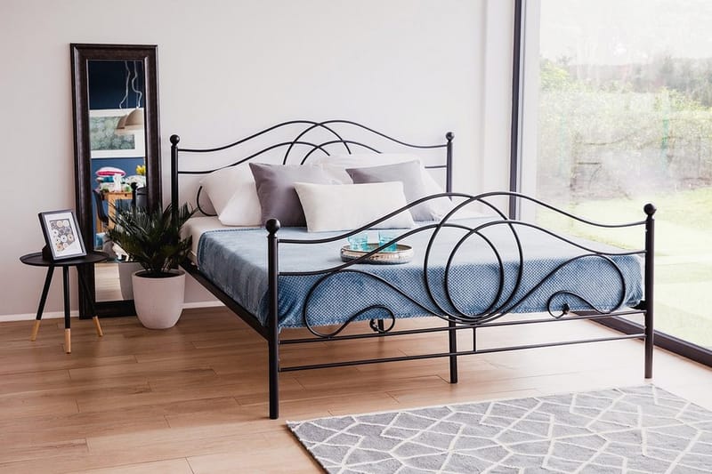 Lyra Dobbeltseng 160 | 200 cm, Sort