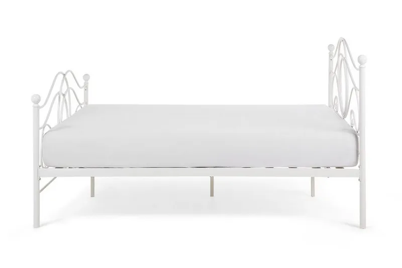 Lyra Dobbeltseng 180 | 200 cm - Hvid - Møbler - Senge - Sengeramme & sengestel