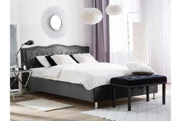 Metz Dobbelt seng 140 | 200 cm - Grå - Møbler - Senge - Sengeramme & sengestel