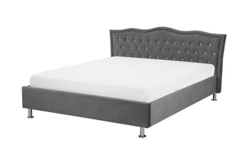 Metz Dobbelt seng 140 | 200 cm - Grå - Møbler - Senge - Sengeramme & sengestel