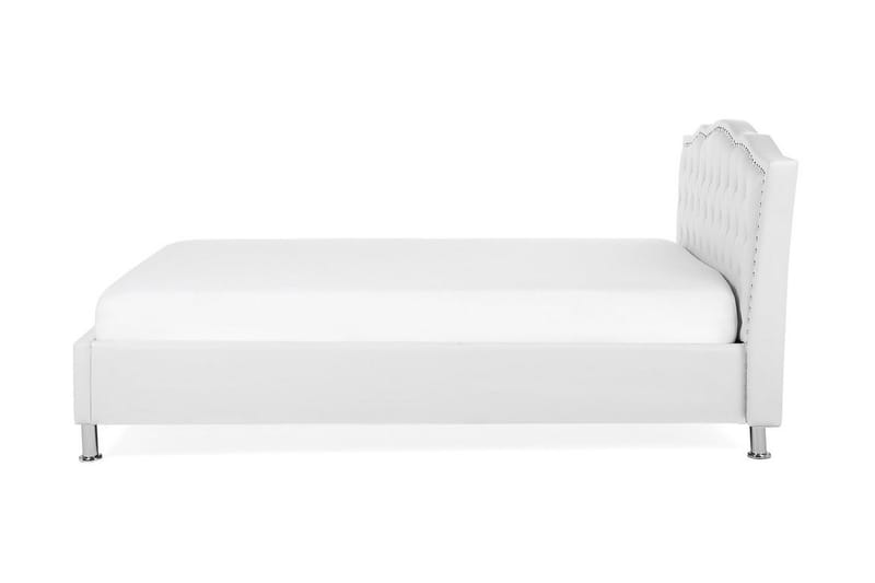 Metz Dobbelt seng 140 | 200 cm - Hvid - Møbler - Senge - Boxmadras & boxseng