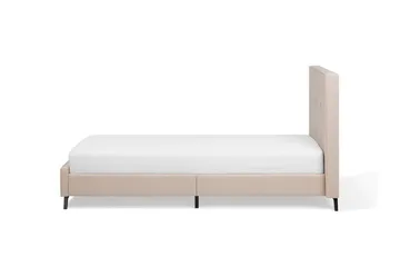 Nattaro Dobbelt seng 90 | 200 cm - Beige - Møbler - Senge - Sengeramme & sengestel