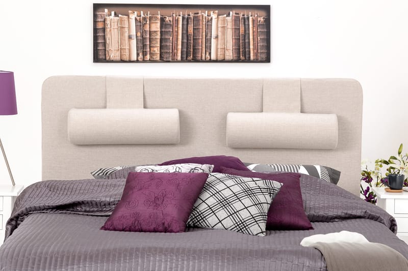 Night Komplet Sengepakke Boksseng 160x200 Fast Latex - Beige - Møbler - Senge - Komplet sengepakke