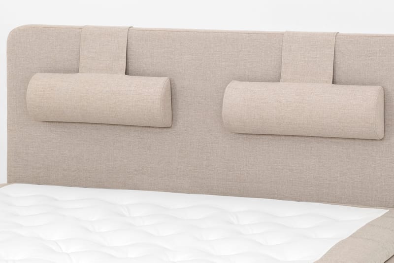 Night Komplet Sengepakke Boksseng 160x200 Fast Latex - Beige - Møbler - Senge - Komplet sengepakke