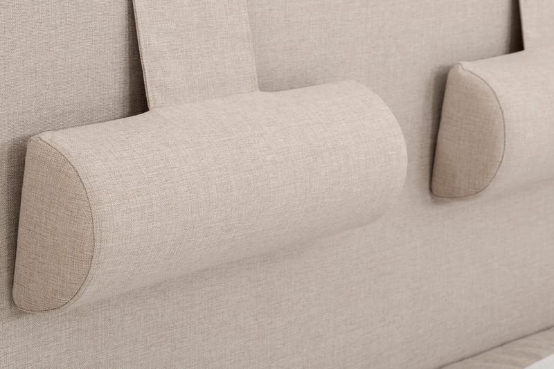 Night Komplet Sengepakke Boksseng 160x200 Fast Latex - Beige - Møbler - Senge - Komplet sengepakke