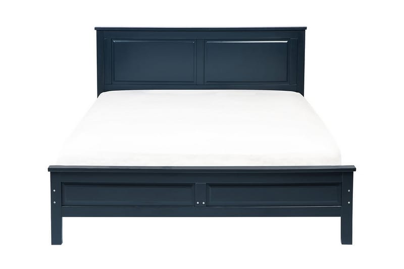 Olivet Dobbelt seng 180 | 200 cm - Blå - Møbler - Senge - Boxmadras & boxseng