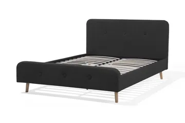 Rennes Dobbelt seng 140 | 200 cm - Grå - Møbler - Senge - Sengeramme & sengestel