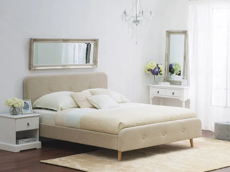 Rennes Dobbelt seng 180 | 200 cm, Beige