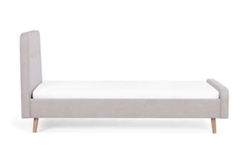 Rennes Dobbelt seng 90 | 200 cm - Beige - Møbler - Senge - Sengeramme & sengestel