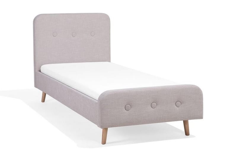 Rennes Dobbelt seng 90 | 200 cm - Beige - Møbler - Senge - Boxmadras & boxseng