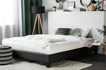 Roanne Dobbelt seng 160 | 200 cm - Grå - Møbler - Senge - Sengeramme & sengestel