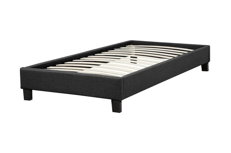 Roanne Dobbelt seng 90 | 200 cm - Grå - Møbler - Senge - Boxmadras & boxseng