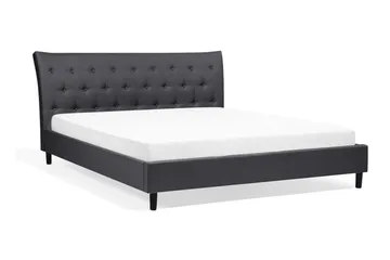 Saverne Dobbeltseng 180 | 200 cm - Grå - Møbler - Senge - Sengeramme & sengestel