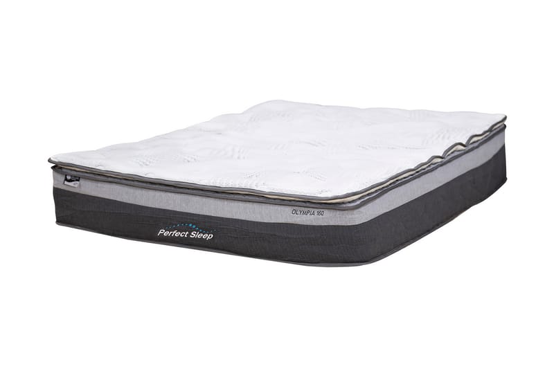 Seng EMILIA med madras HARMONY TOP 160x200cm - Møbler - Senge - Boxmadras & boxseng