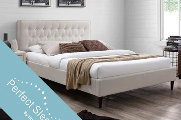 Seng EMILIA med madras HARMONY TOP 160x200cm - Møbler - Senge - Komplet sengepakke